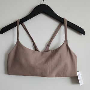 Lululemon NWT Wunder Train Strappy Racerback Bra A/B Ribbed Size 10
